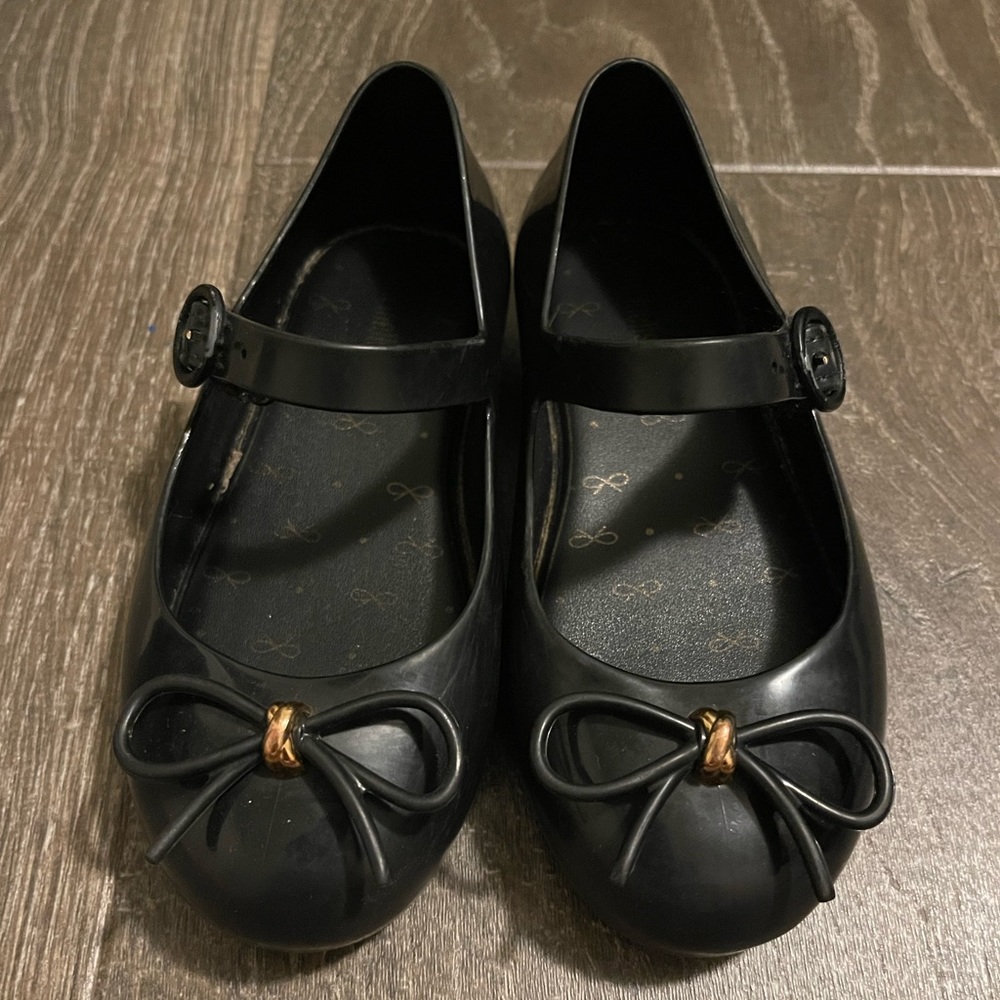 Black mini melissa Mary Jane size 10